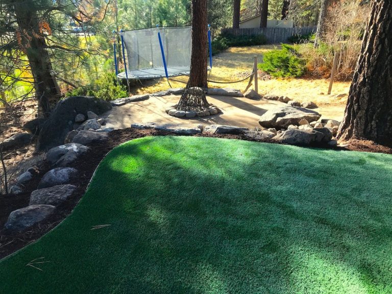 Truckee Fire Pit and Synthetic Turf