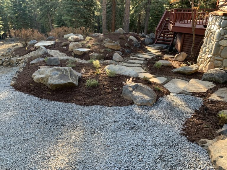 Tahoe Donner Truckee Woodland Garden and Pathway