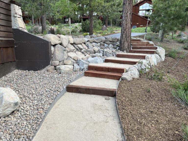 Tahoe Donner Patio, Steps, and Edging