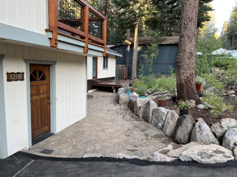 Greenwood Drive – Prosser Heights Boulder Wall, Steps, and Access