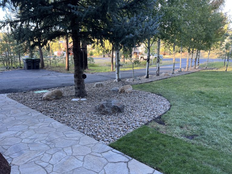 Glenshire: Deck Removal, Patio Installation, and Front Yard Revamp